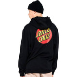 Santa Cruz Classic Dot Chest Hoodie - Black