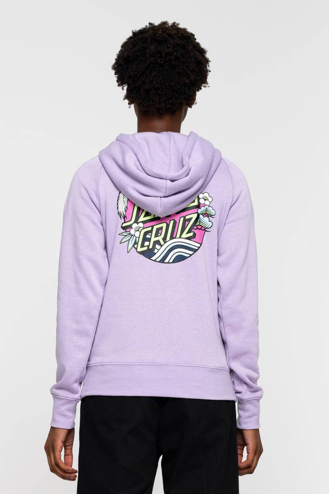 Santa Cruz Crane Dot Womens Hoodie - Lilac