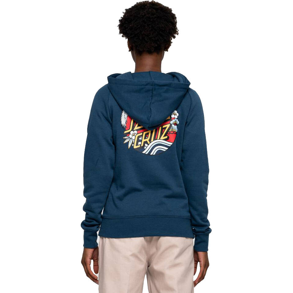 Santa Cruz Crane Dot Womens Hoodie - Navy
