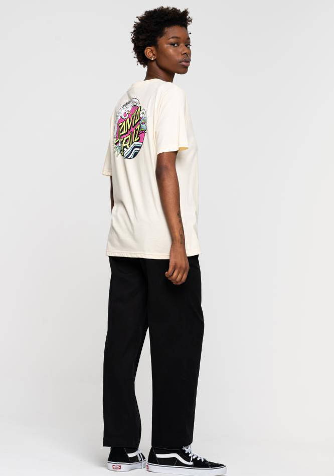 Santa Cruz Crane Dot Womens T Shirt - Pearl