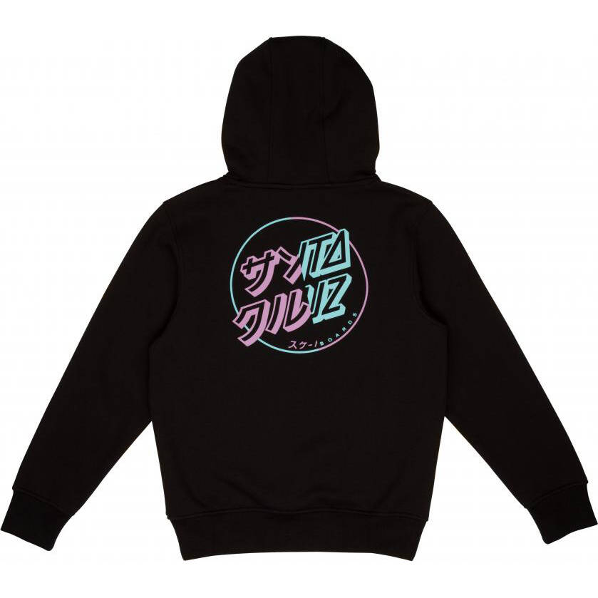 Santa Cruz Divide Dot Youth Hoodie - Black