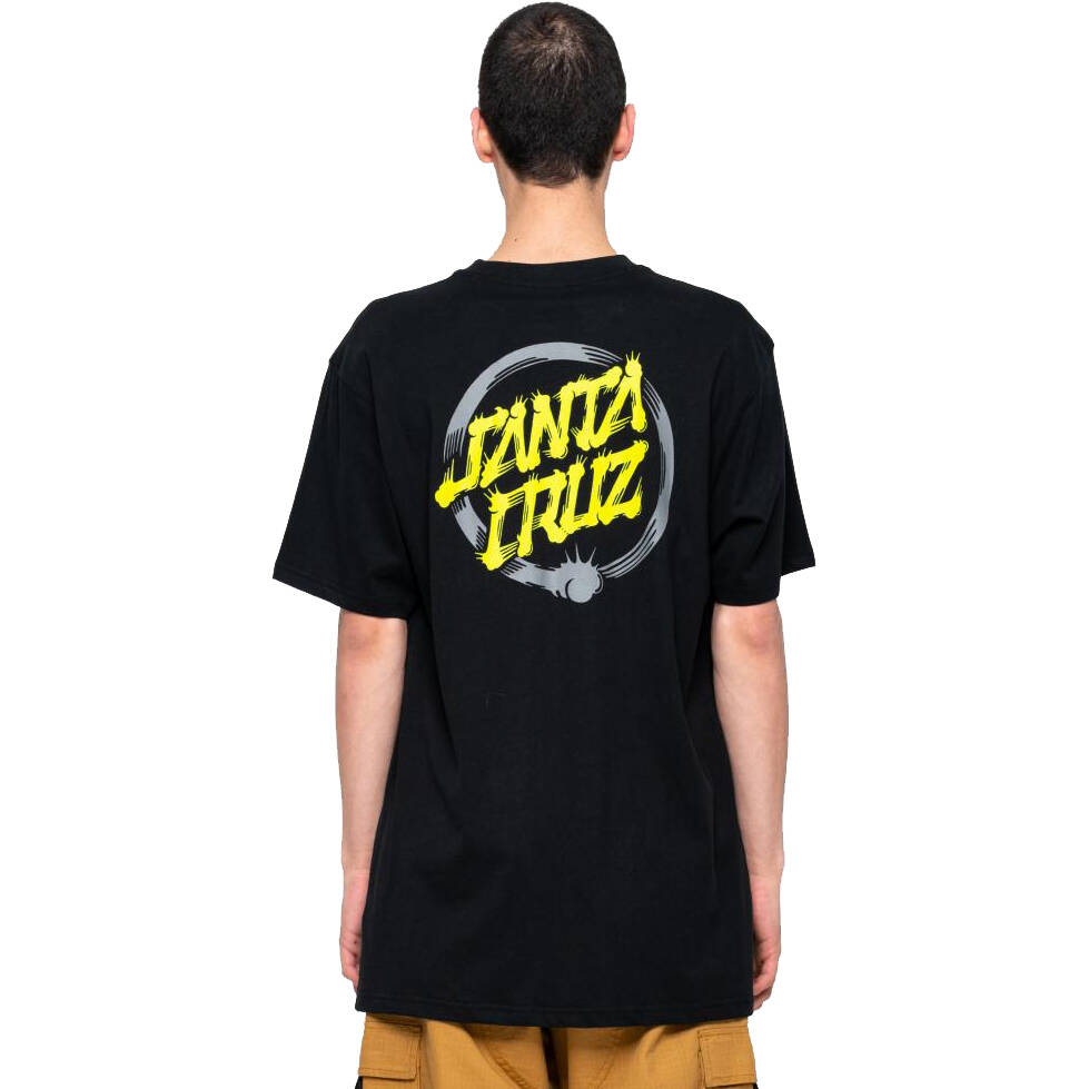 Santa Cruz Mako Dot T Shirt - Black