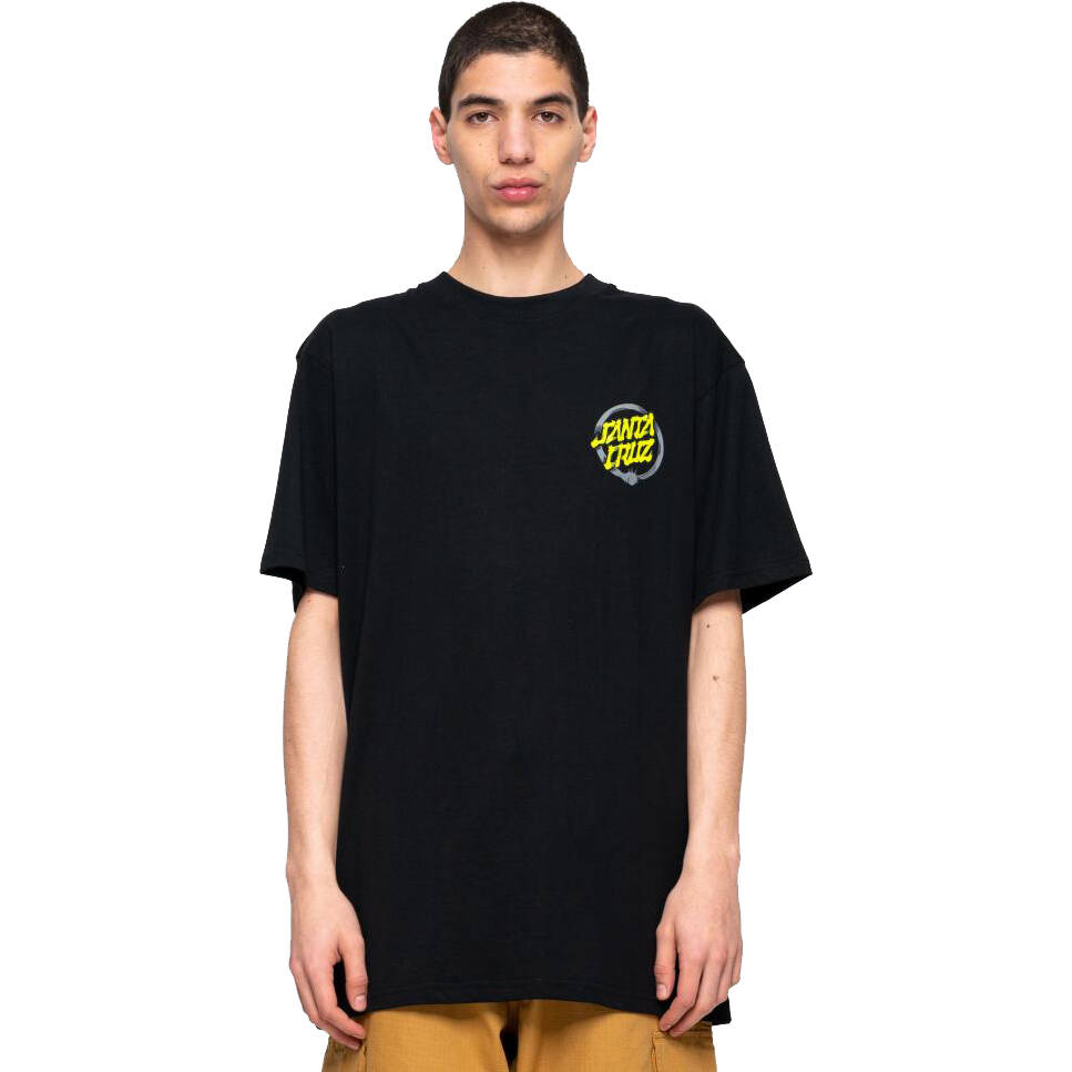 Santa Cruz Mako Dot T Shirt - Black