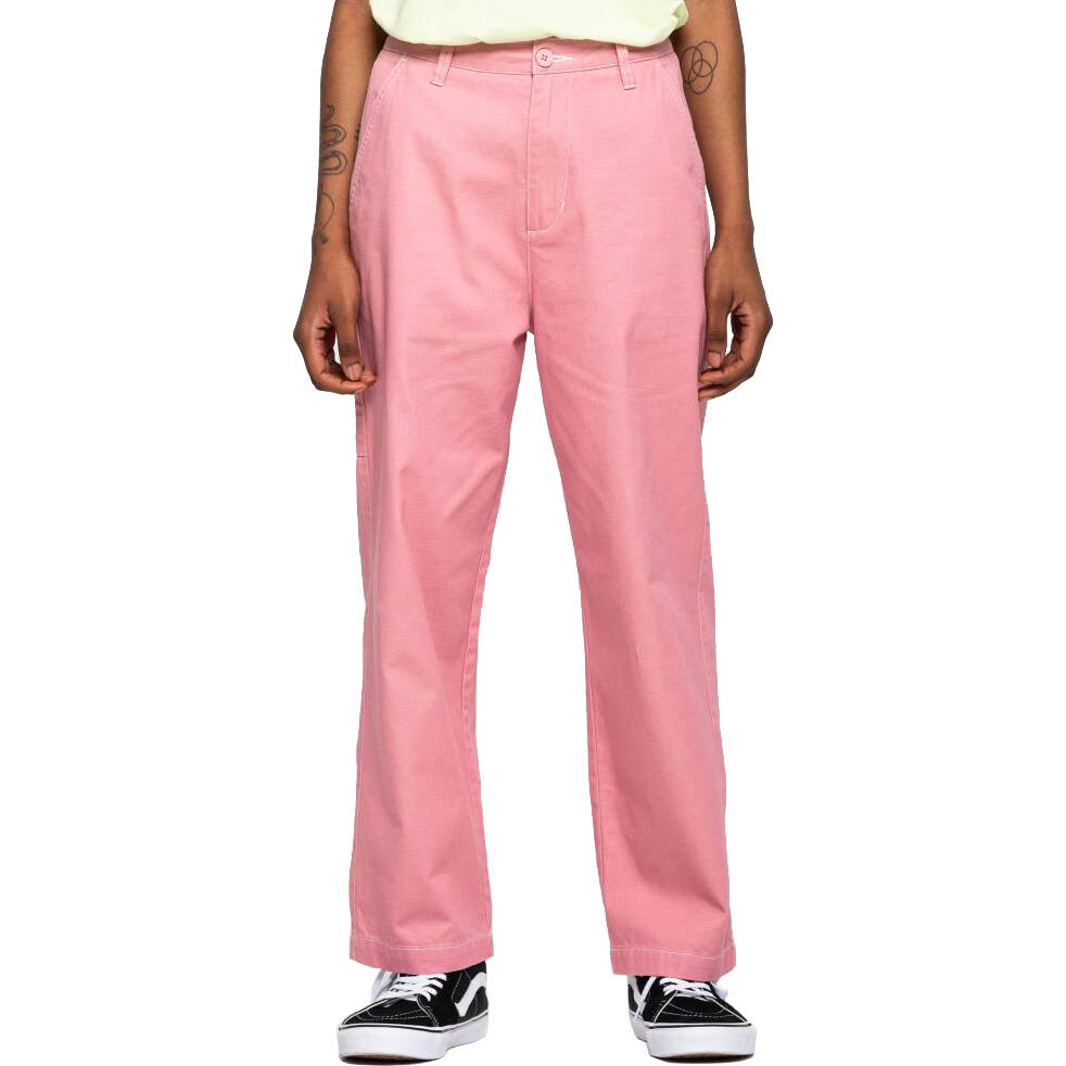 Santa Cruz Nolan Carpenter Womens Chino - Pink/White