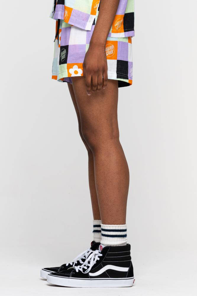 Santa Cruz Patched Up Womens Shorts - Patchwork Print