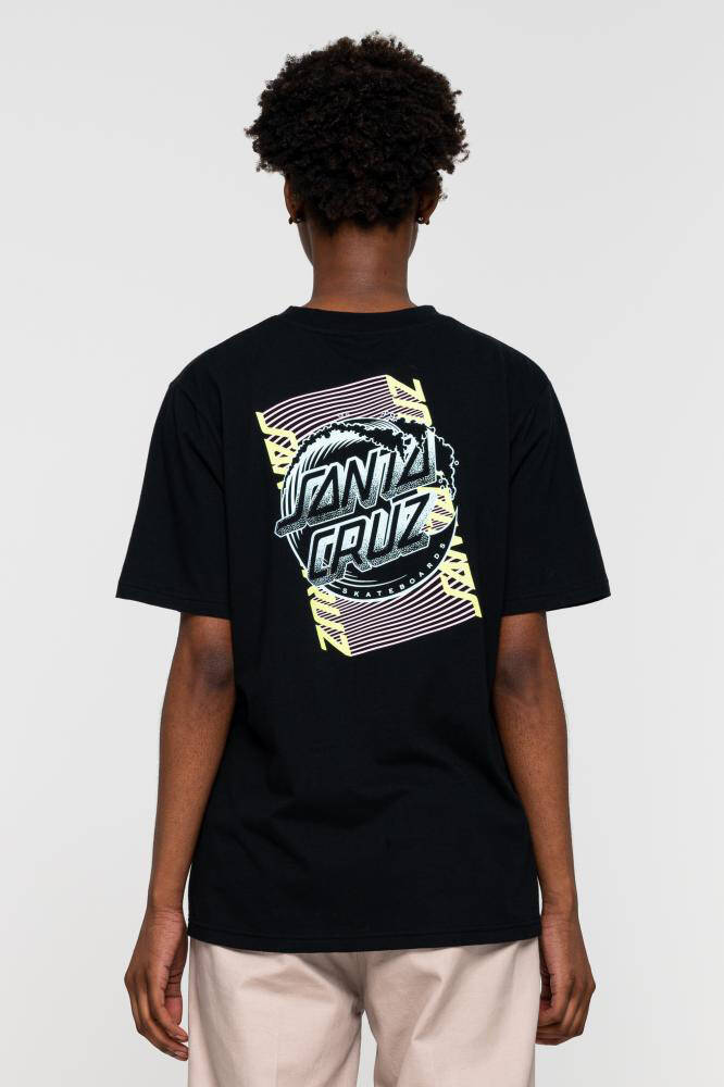 Santa Cruz Split Strip Wave Dot Womens T Shirt
