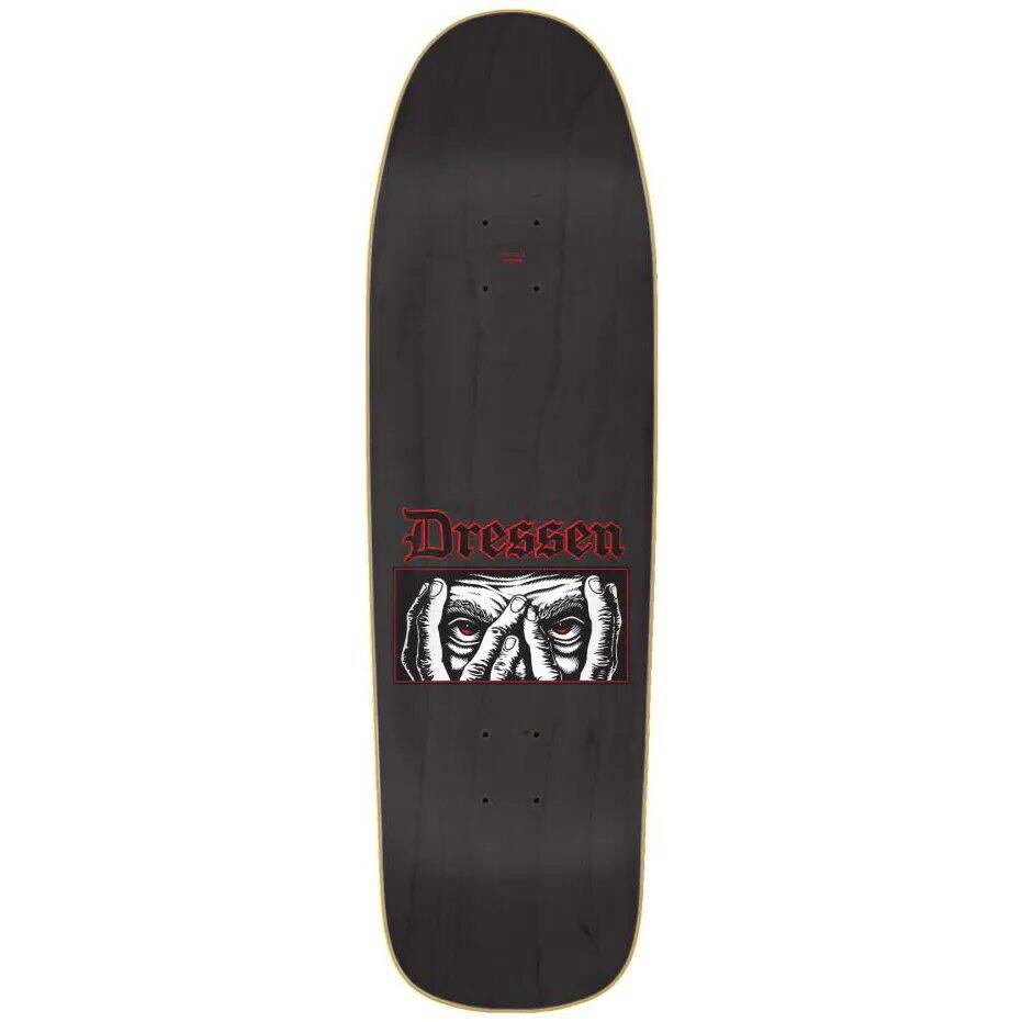 Santa Cruz Dressen Eyes Everslick Skateboard Deck - 9.31''