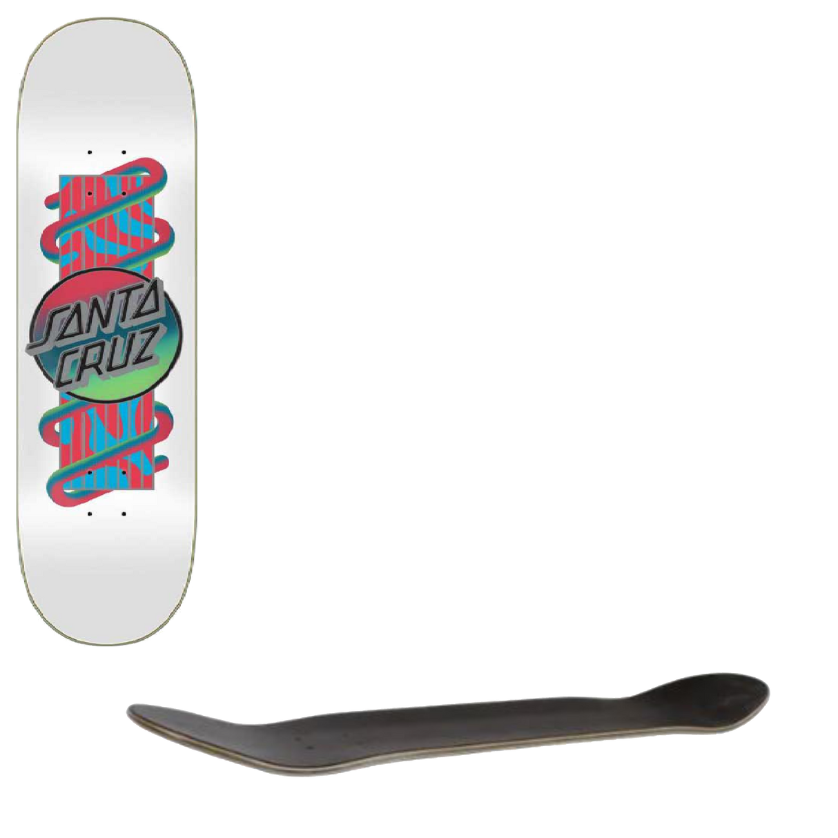 Santa Cruz VX Electric Lava Dot Skateboard Deck - 8"