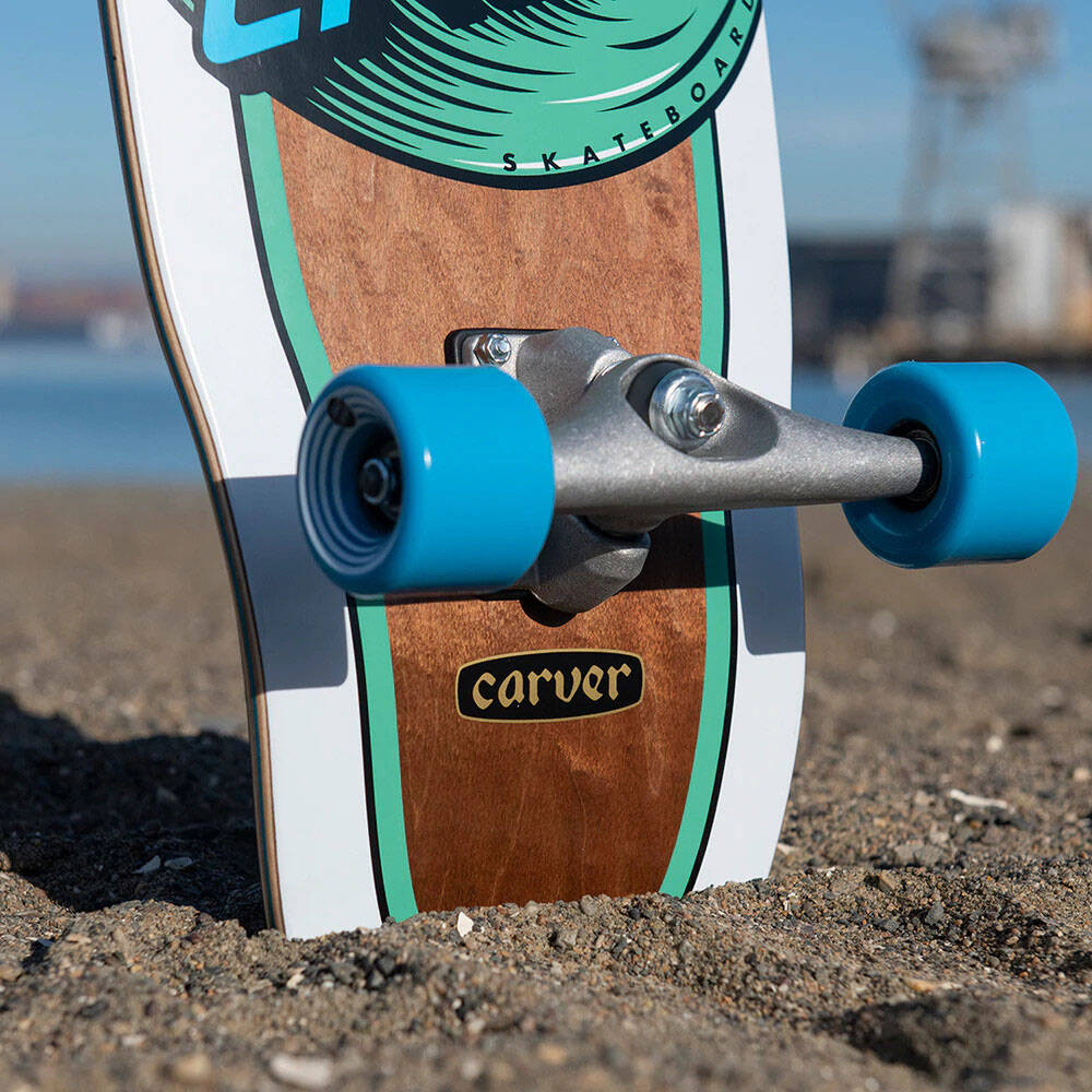 Santa Cruz Wave Dot Cut Back Surf Skate Complete Cruzer - 29.95"