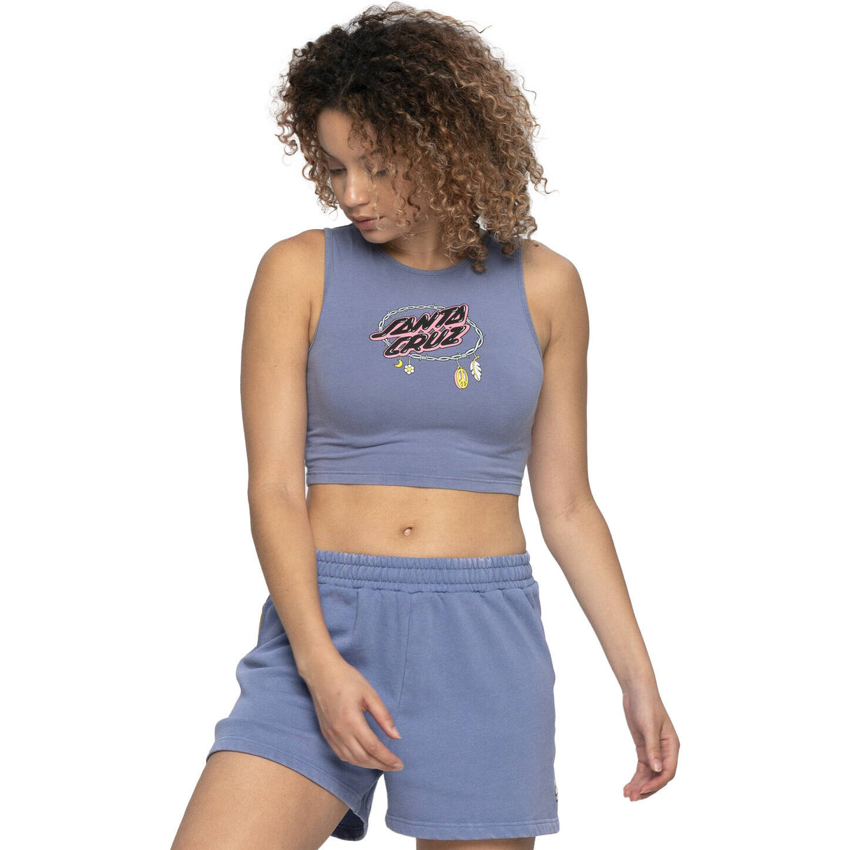 Santa Cruz Barbed Oval Dot Vest - Navy Wash