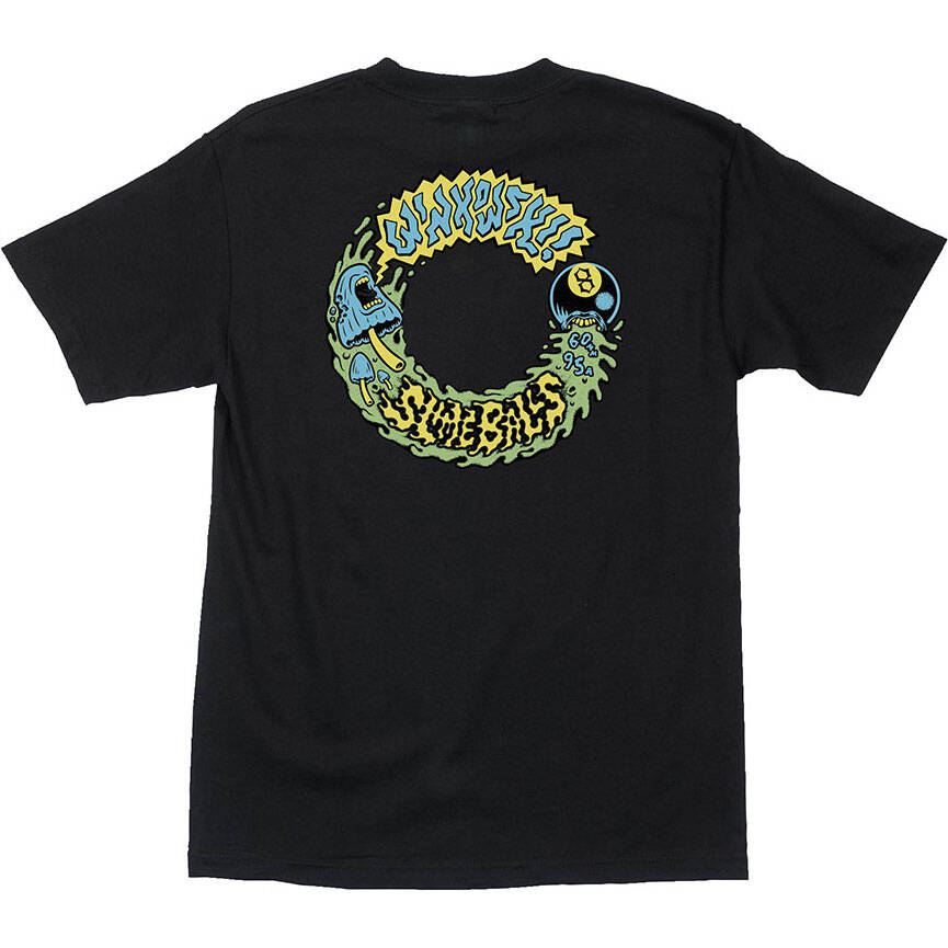 Santa Cruz Slime Balls Winkowski Vomits T Shirt - Black