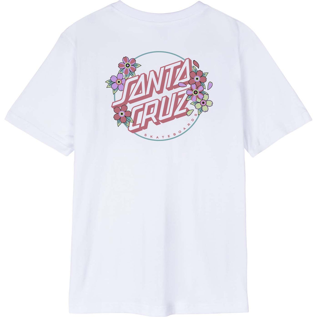 Santa Cruz Blooming Dot Womens T Shirt - White