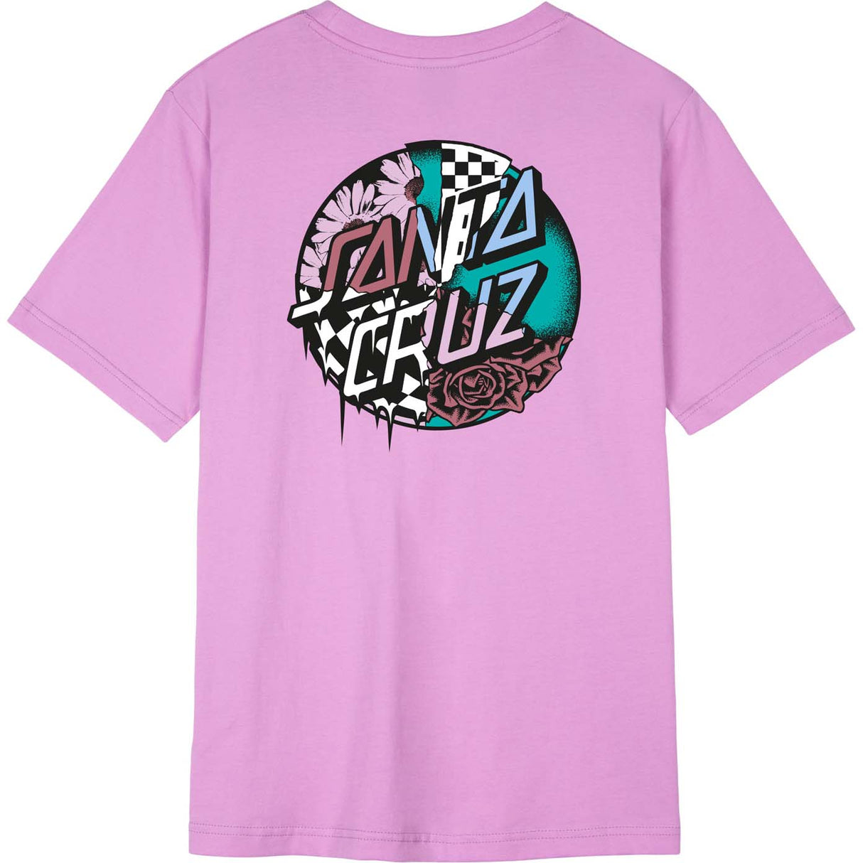 Santa Cruz Fusion Dot Pop Womens T Shirt - Violet Tulle