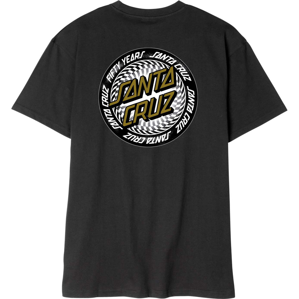 Santa Cruz Infinite Ringed Dot T Shirt - Black