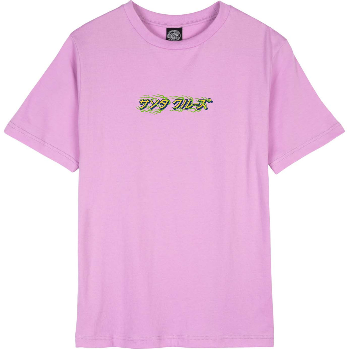 Santa Cruz Inferno Strip Hand Womens T Shirt - Violet Tulle