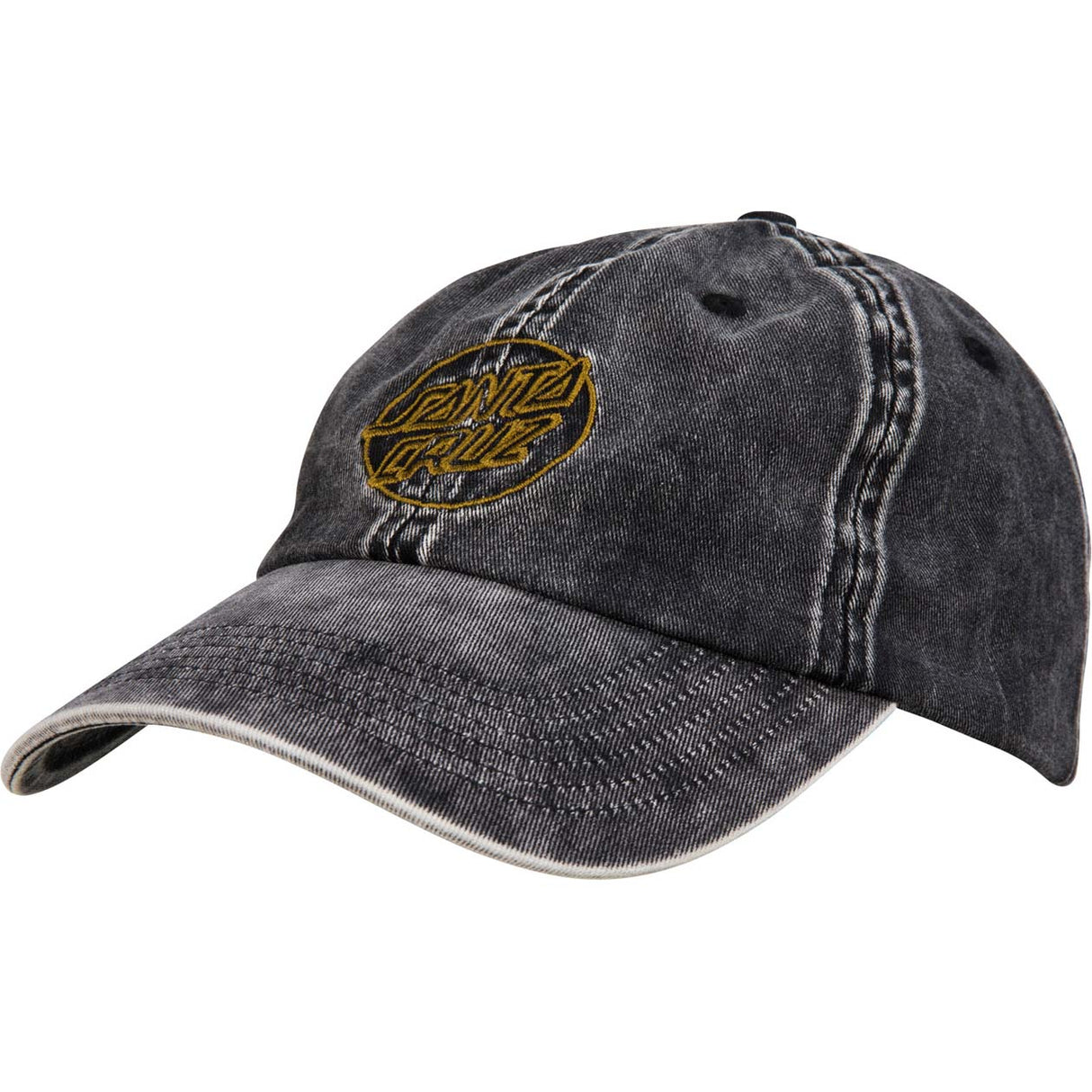 Santa Cruz 50th Opus Dot Cap - Black Acid Wash