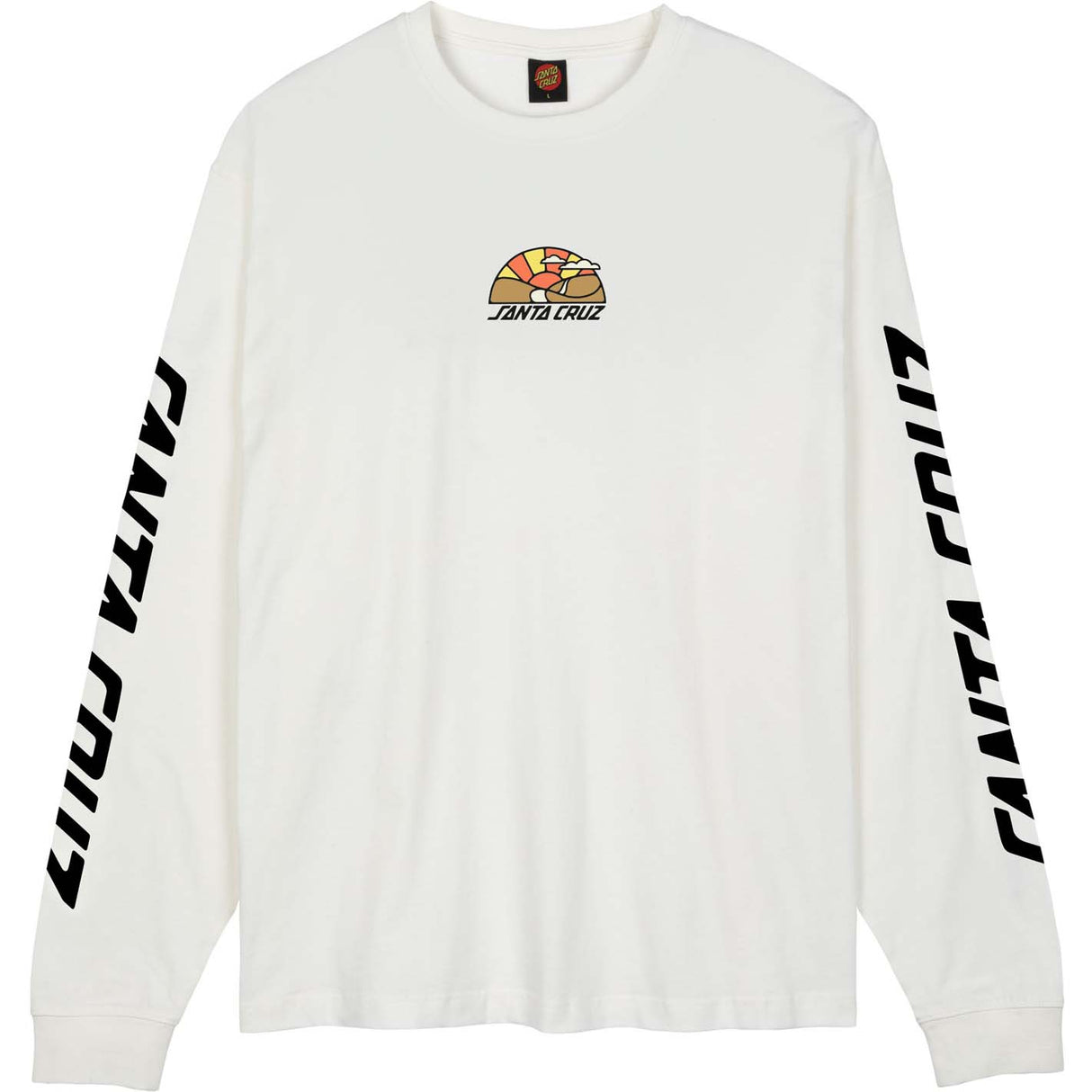 Santa Cruz Pathway Longsleeve T Shirt - Optic White