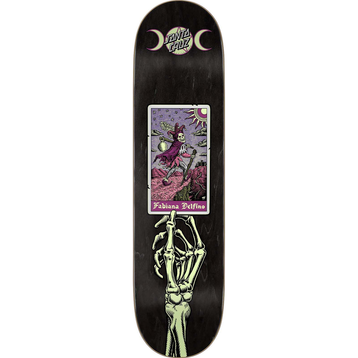 Santa Cruz Tarot Pro Skateboard Deck - Delfino 8"