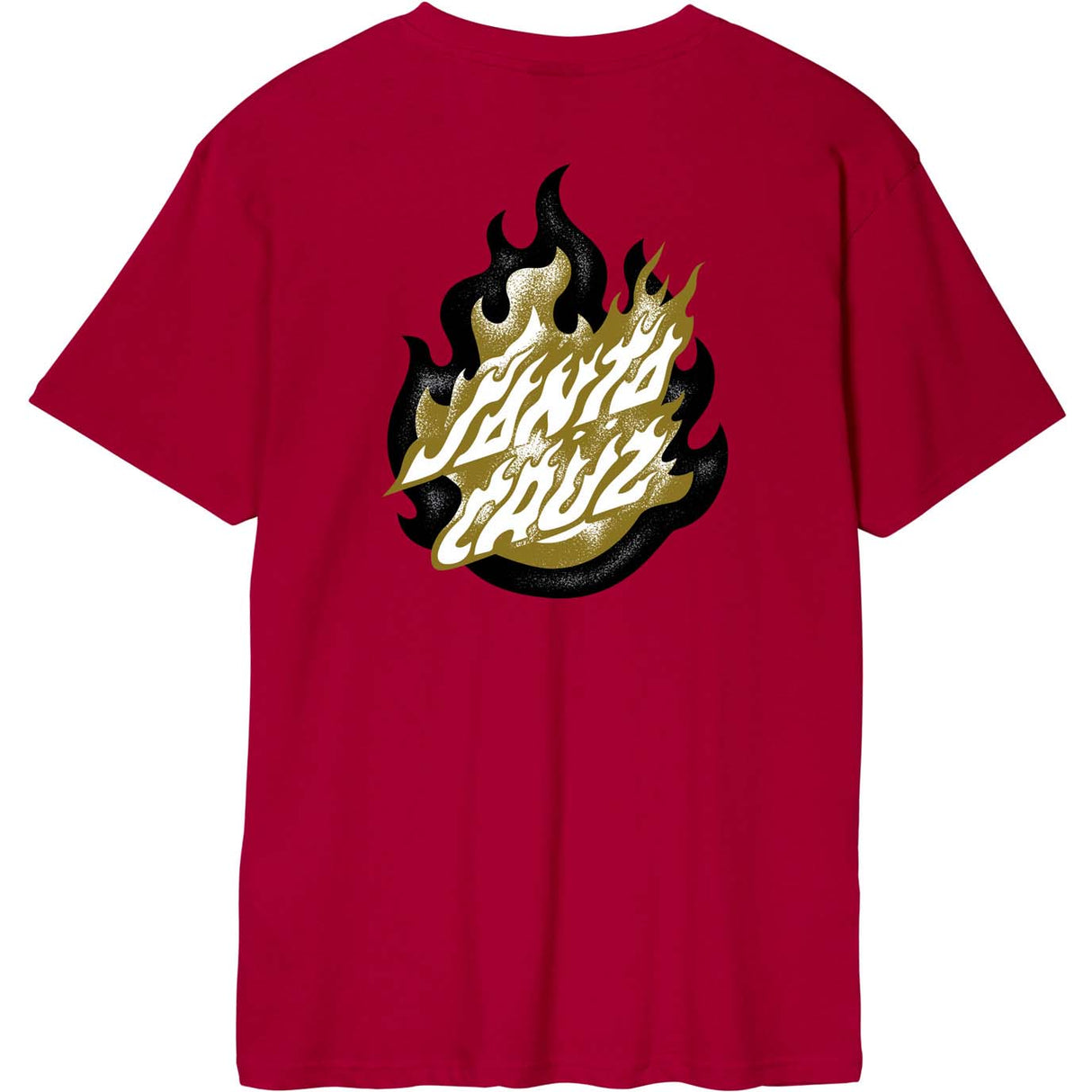 Santa Cruz Ultimate Flame Dot T Shirt - Blood