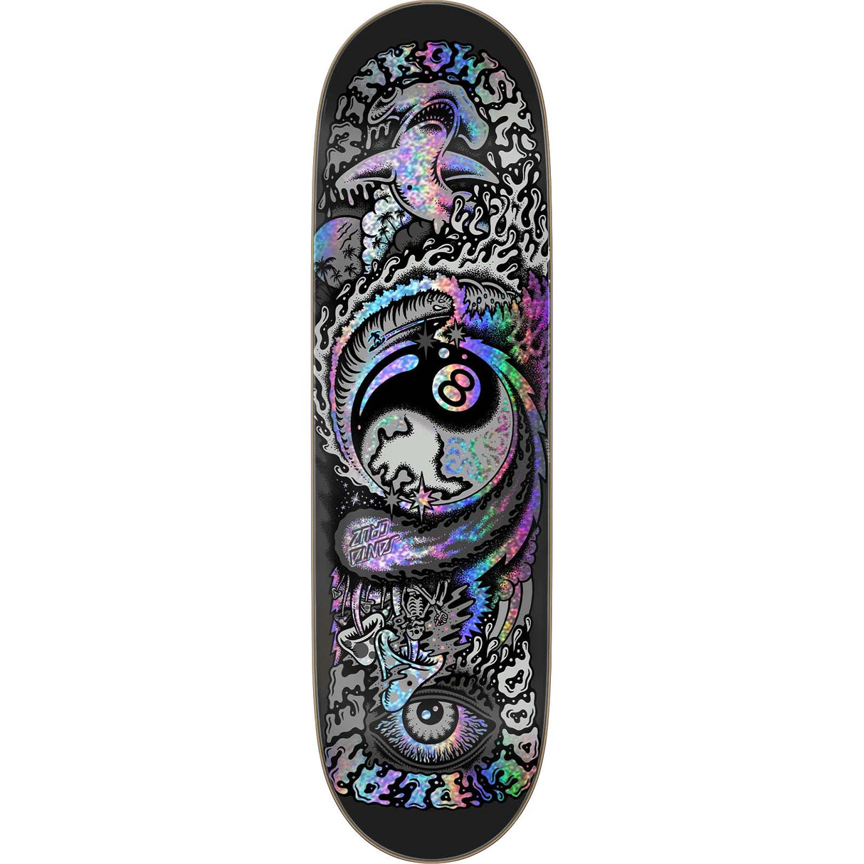Santa Cruz VX Dope Planet Skateboard Deck - Winkowski 8.80"