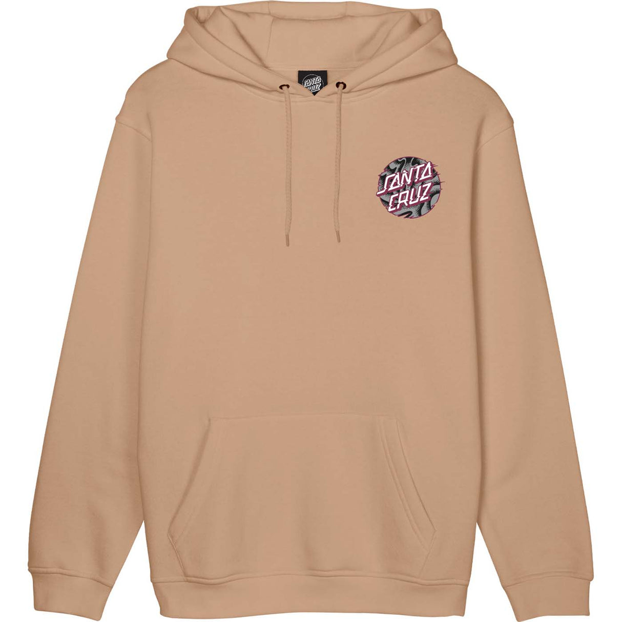 Santa Cruz Vivid Slick Dot Hoodie - Taupe