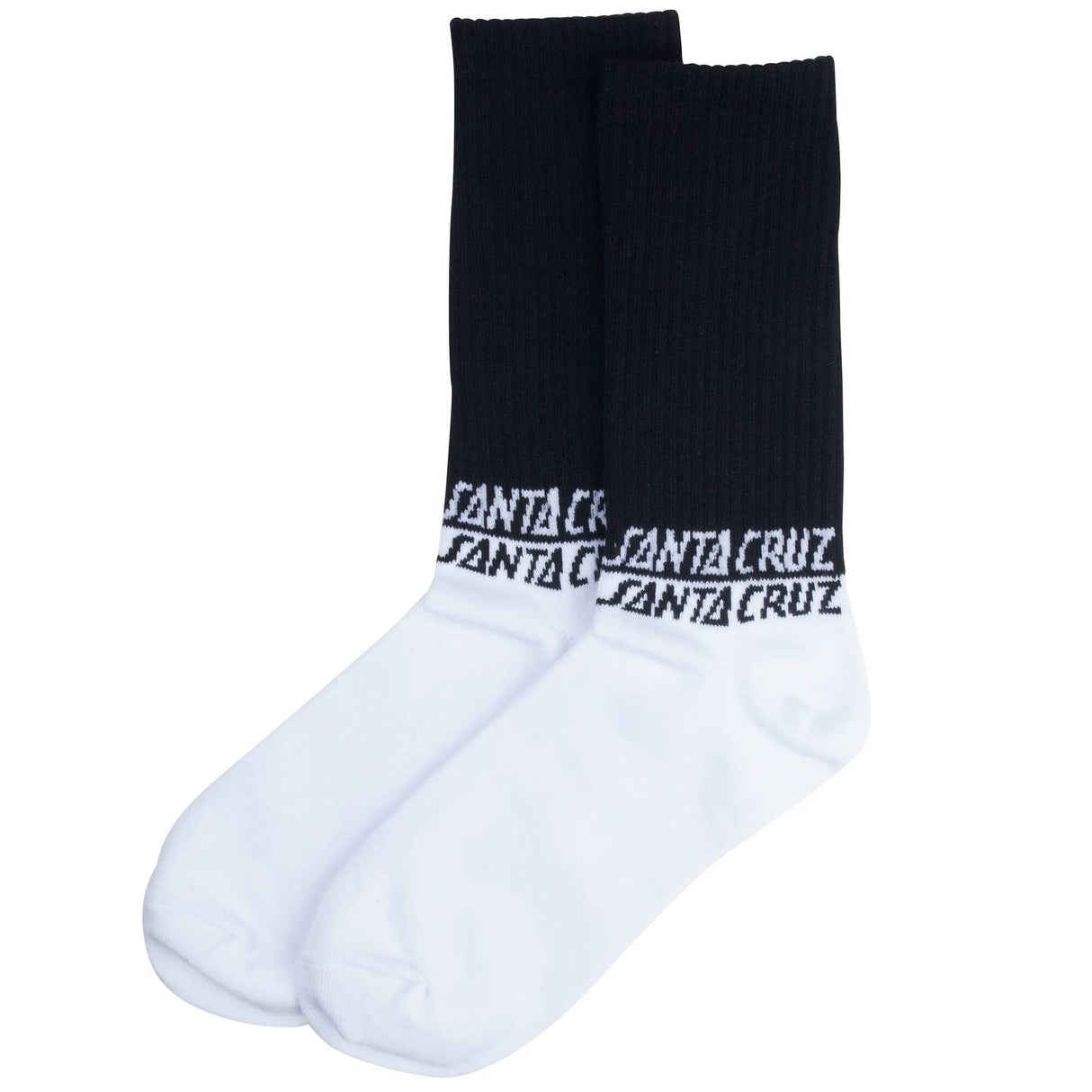 Santa Cruz 50/50 Socks - Black/White