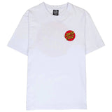 Santa Cruz Classic Dot Chest T Shirt - White
