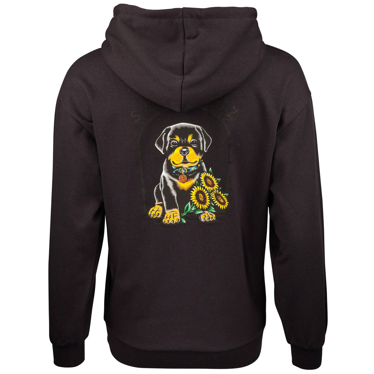 Santa Cruz Womens Dressen Dog House Hoodie - Black Wash Womens 8
