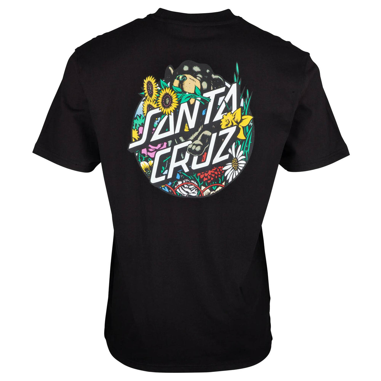 Santa Cruz Dressen Pup Dot Chest T Shirt - Black