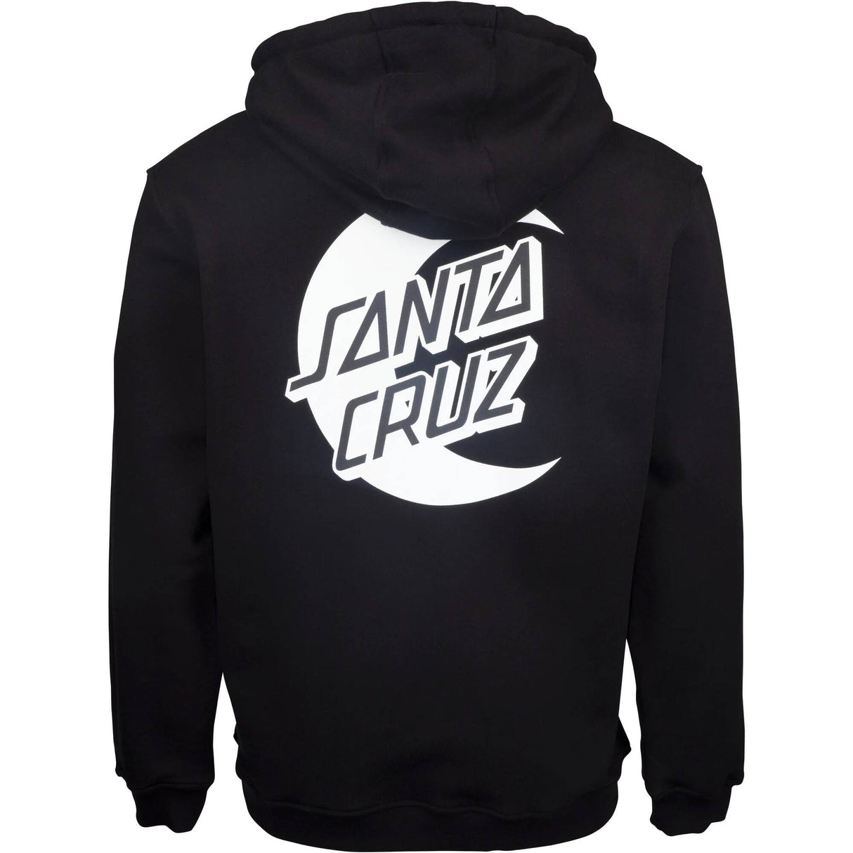 Santa Cruz Moon Dot Mono Hoodie - Black SML