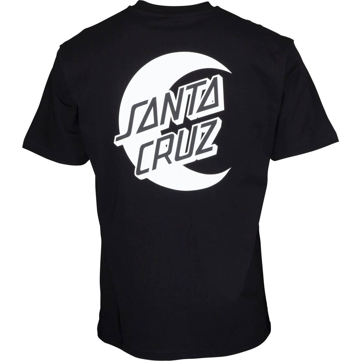 Santa Cruz Moon Dot Mono T Shirt - Black