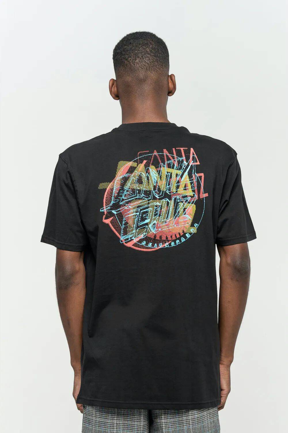Santa Cruz No Pattern Dot T Shirt - Black