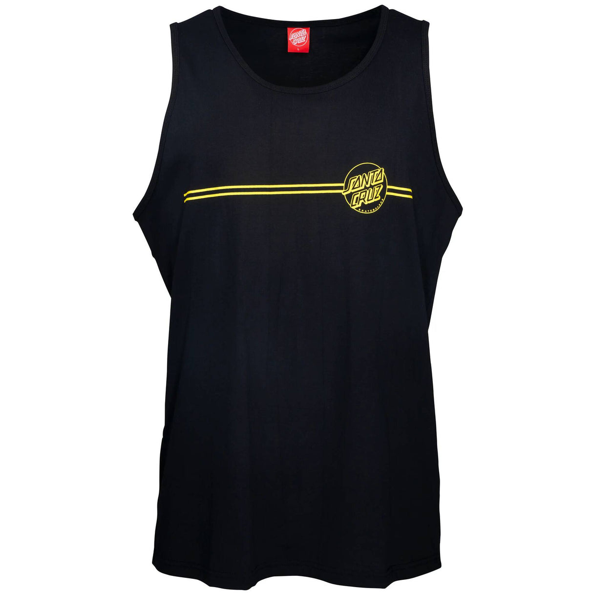 Santa Cruz Opus Dot Stripe Tank Top - Black