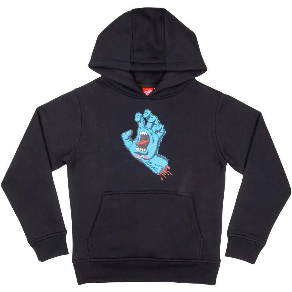 Santa Cruz Youth Screaming Hand Hoodie - Black