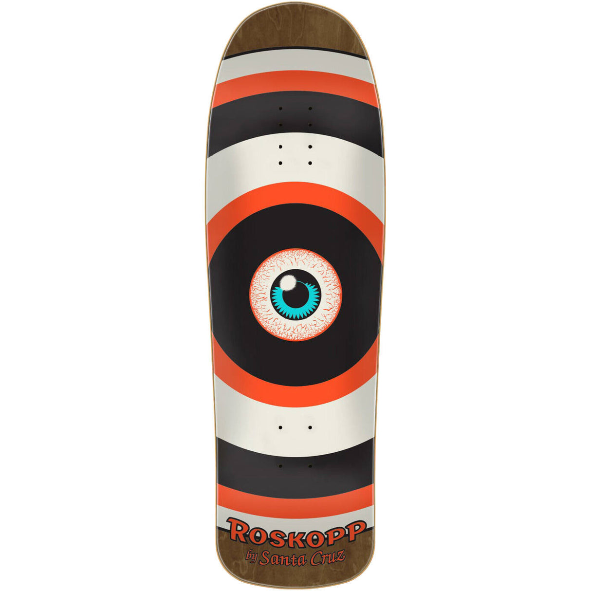 Santa Cruz Roskopp Reissue Skateboard Deck - Target Eye 9.62"