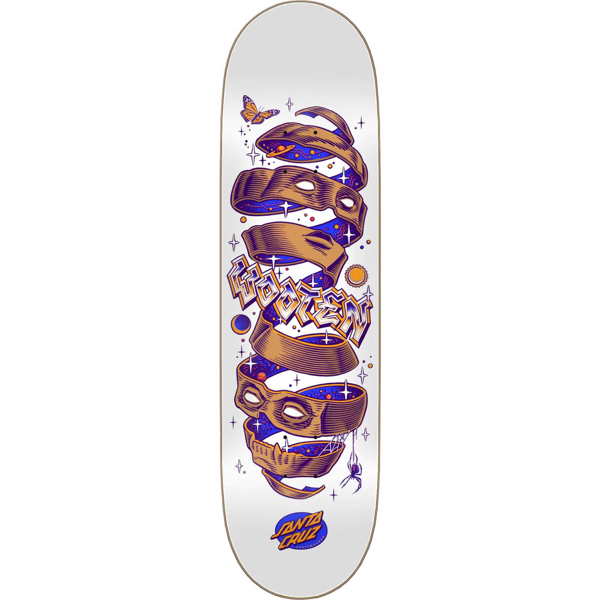 Santa Cruz VX Unwound Skateboard Deck - Wooten 8.5"