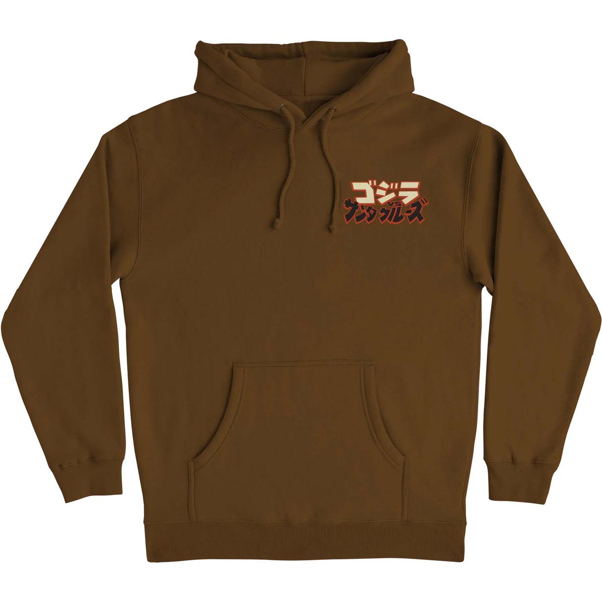 Santa Cruz x Godzilla Hand Hoodie - Brown