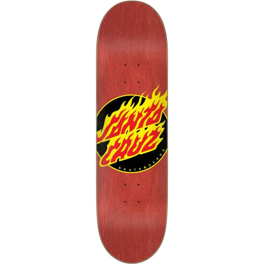 Santa Cruz Flame Dot Skateboard Deck 7.25"