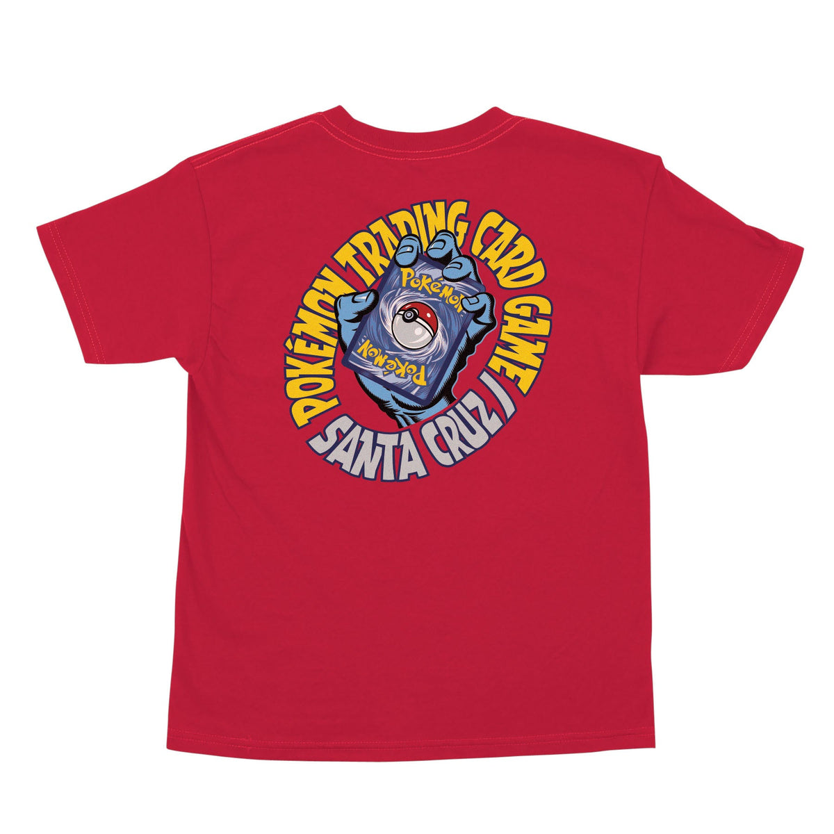 Santa Cruz x Pokémon TCG Hand T Shirt - Red