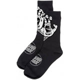 Santa Cruz Screaming Hand Mono Socks - Black