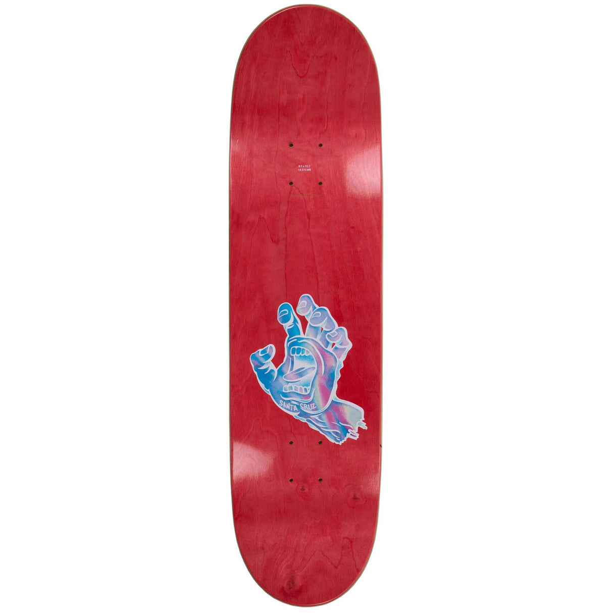 Santa Cruz Iridescent Dot Skateboard Deck - Blue 8.5''