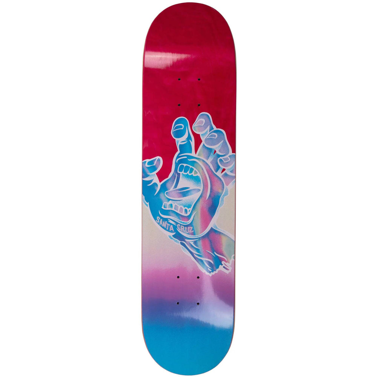 Santa Cruz Iridescent Hand Skateboard Deck - Multi 7.75''