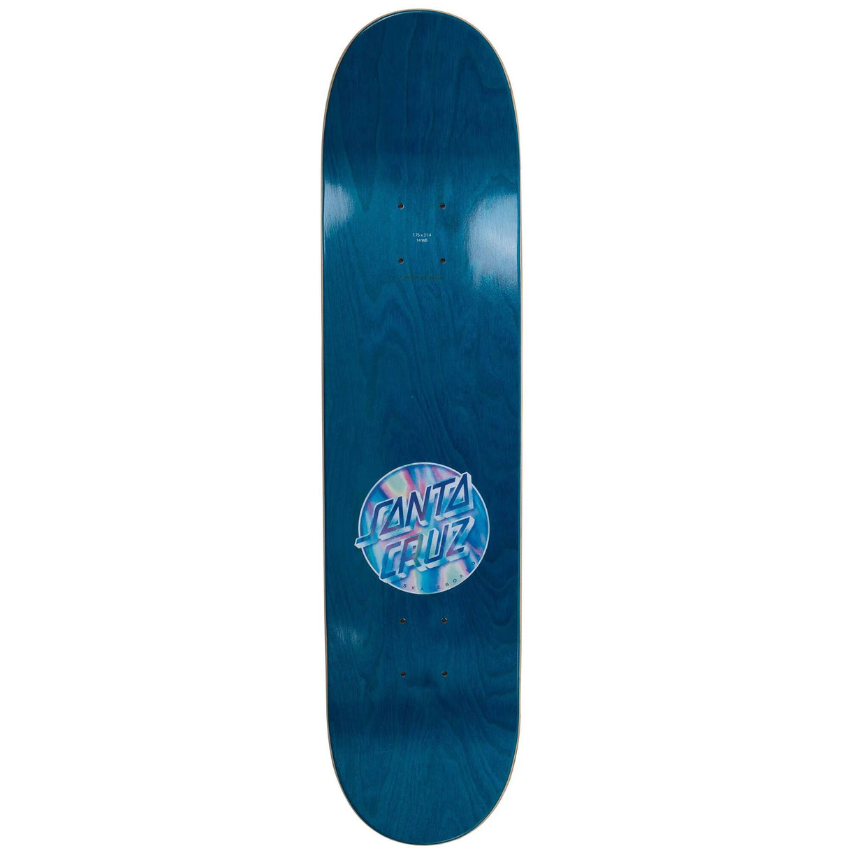 Santa Cruz Iridescent Hand Skateboard Deck - Multi 7.75''