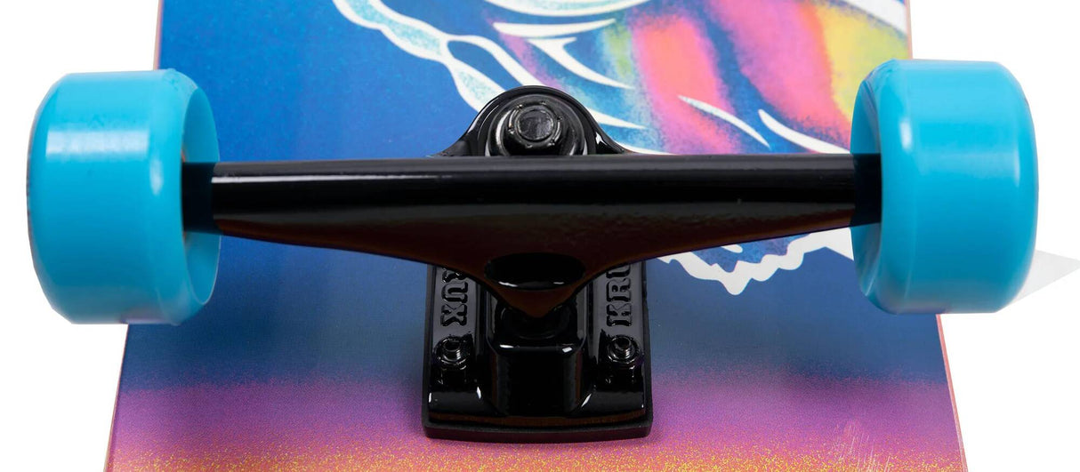 Santa Cruz Iridescent Hand Complete Cruiser Skateboard - Red 31.7''