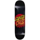 Santa Cruz Rad Dot Skateboard Deck - Black 8''