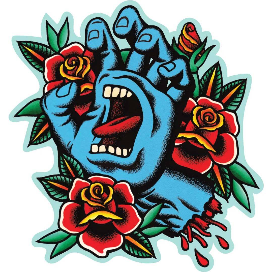 Santa Cruz Screaming Flash Sticker