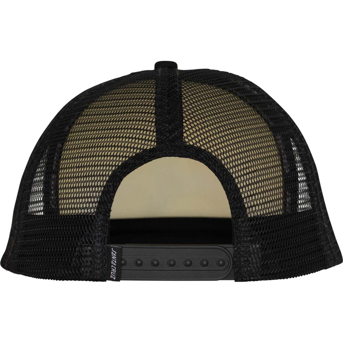 Santa Cruz x Thrasher Screaming Logo Trucker Cap - White/Black