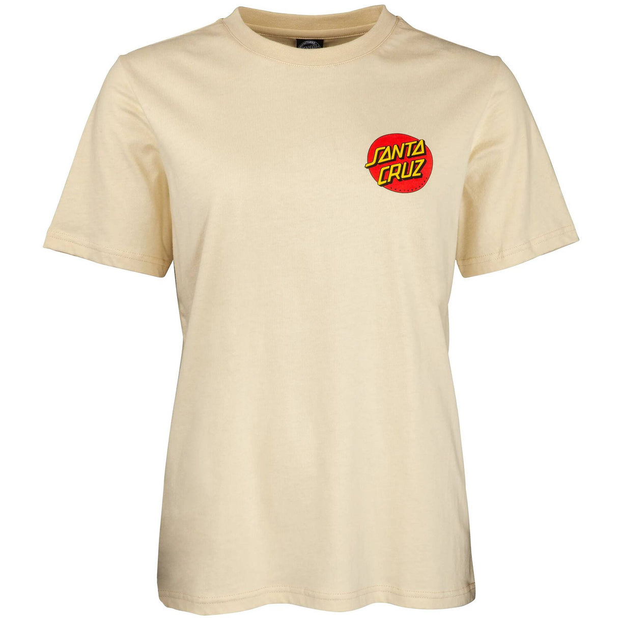 Santa Cruz Classic Dot Womens T Shirt - Iced Coffee