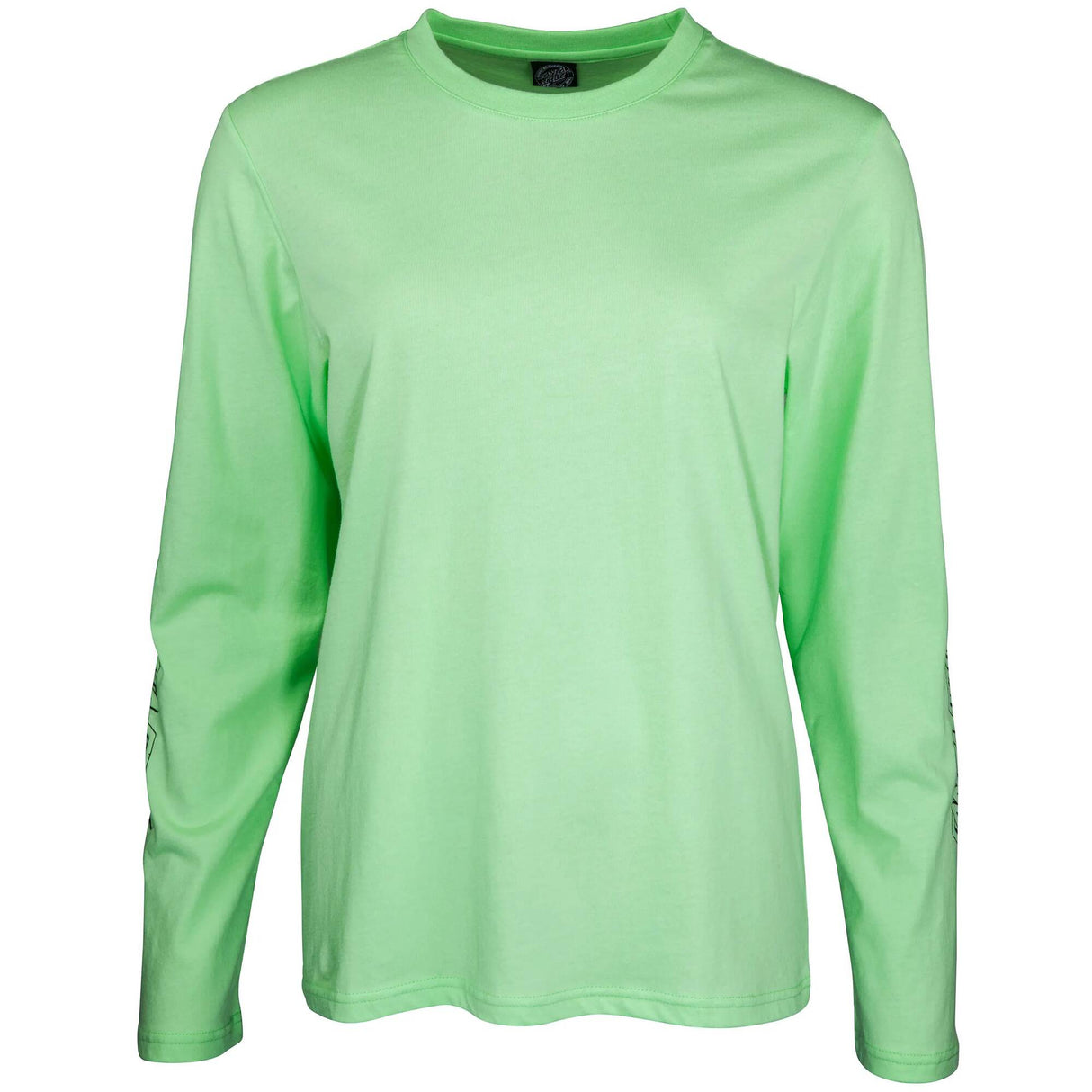 Santa Cruz Phase Dot Womens Long Sleeve T Shirt - Fresh Lime