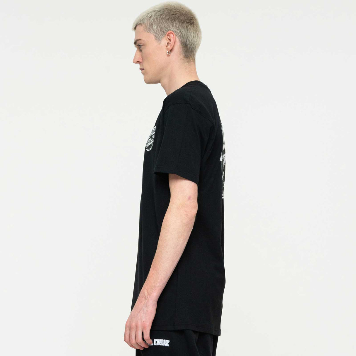 Santa Cruz Alive Dot T Shirt - Black